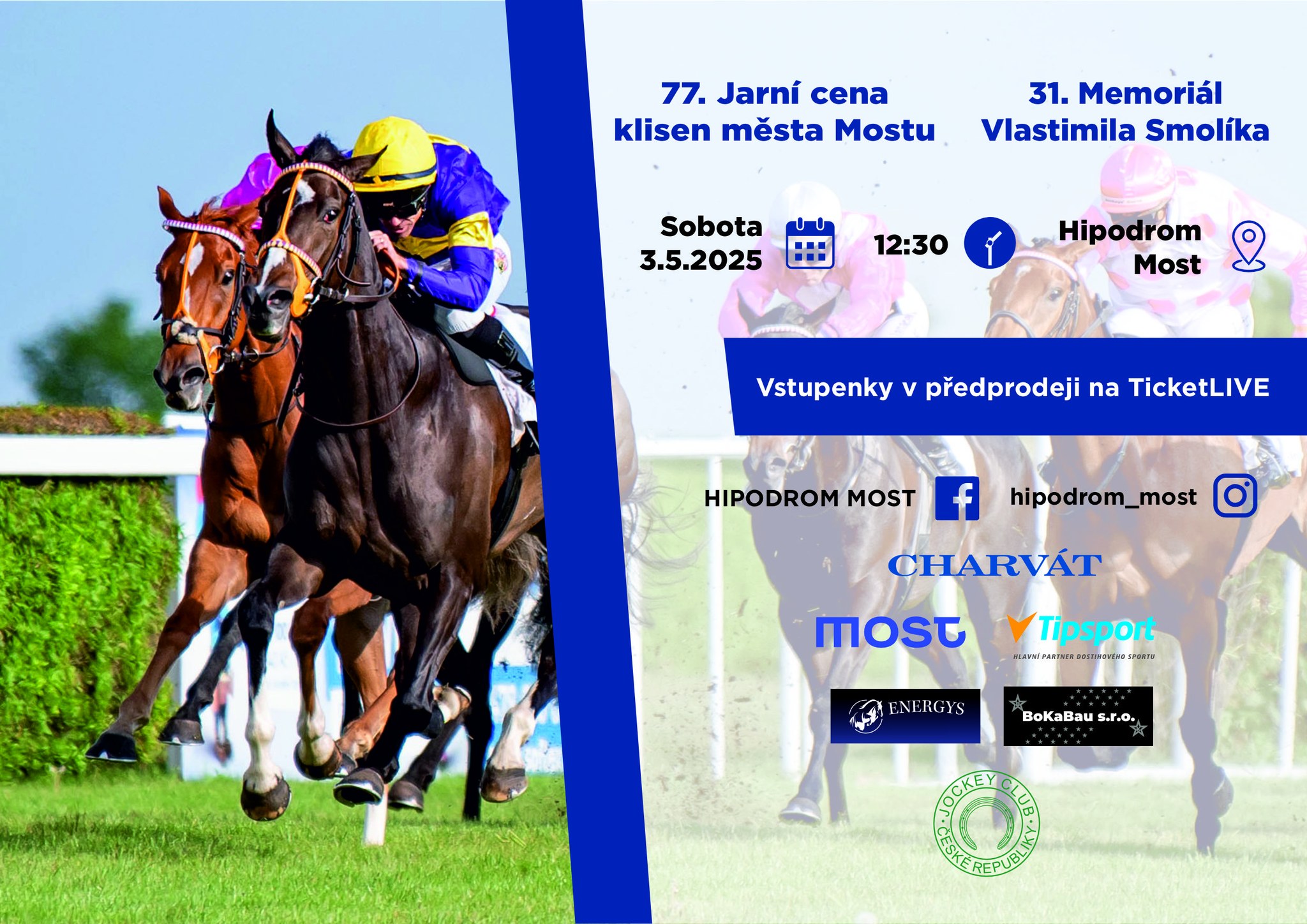 Pozvánka - Mostecká 77. Jarní cena klisen